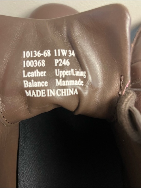 DREW Men’s Therapeutic Comfort Brown Leather Ankle Boots Size 11 Wide New main image 8